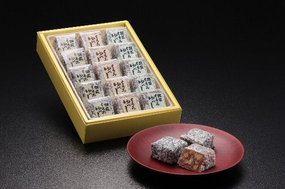 【味佳嵯のゆべし】詰め合わせ(醤油5個+胡麻5個+抹茶5個)