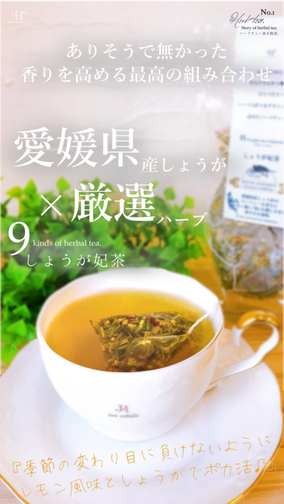 モコ・オリジナルハーブティー 『しょうが妃茶』