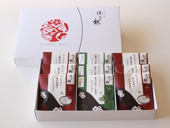 【※送料無料※】【勝喜梅】梅干専門店の贅沢茶漬け詰合せ9袋(贅沢茶漬け6袋+山椒だし茶漬け3袋)