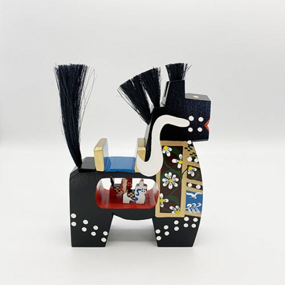 八幡馬 15cm 子持ち馬 黒 | 47CLUB – 名産・特産品・ご当地グルメのお