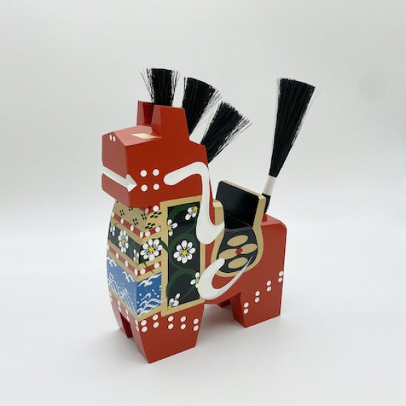 八幡馬 21cm 赤 | 47CLUB – 名産・特産品・ご当地グルメのお取り寄せ