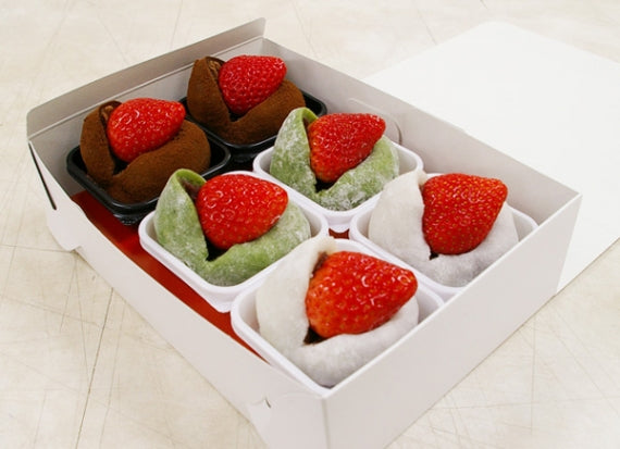 栃木県発！】とちあいかいちご大福（こし餡） ショコラ大福(こし餡