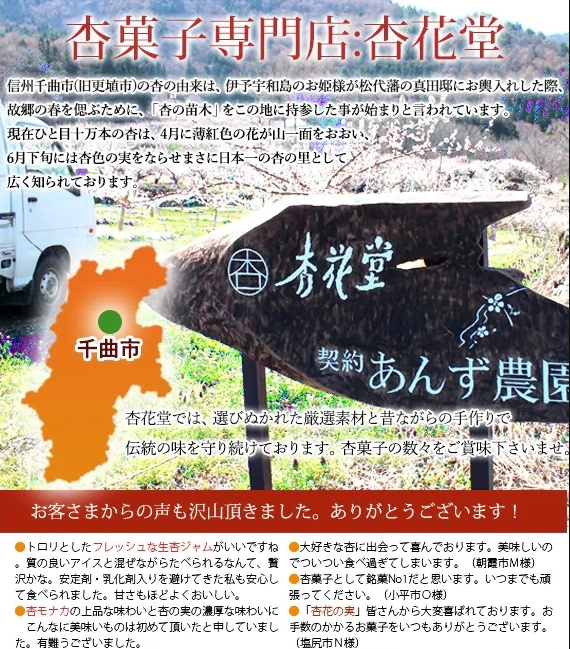 【送料込み・沖縄のみ別途】【信州産】【雑誌VERYモデル佐田真由美さん喜ばれる手土産で紹介!】 杏もなか 15個入り【和菓子】