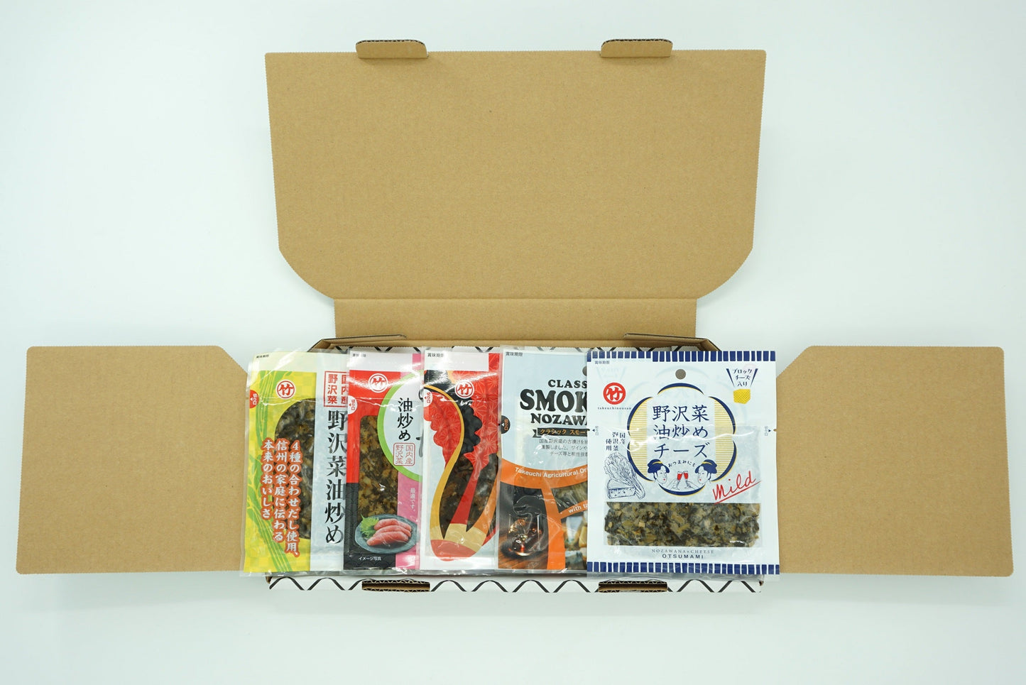 おかずな 5種の野沢菜セット 化粧箱入