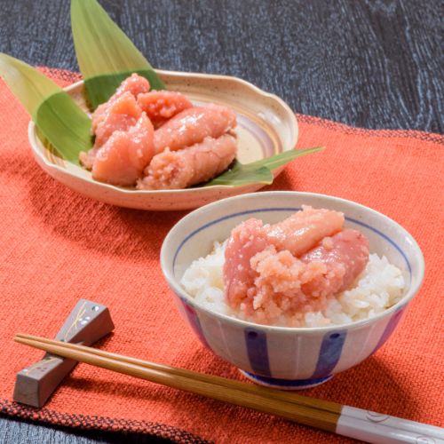 【47クラブ限定】【お徳用】無着色たらこ・明太子セット 切れ子500gパック入り