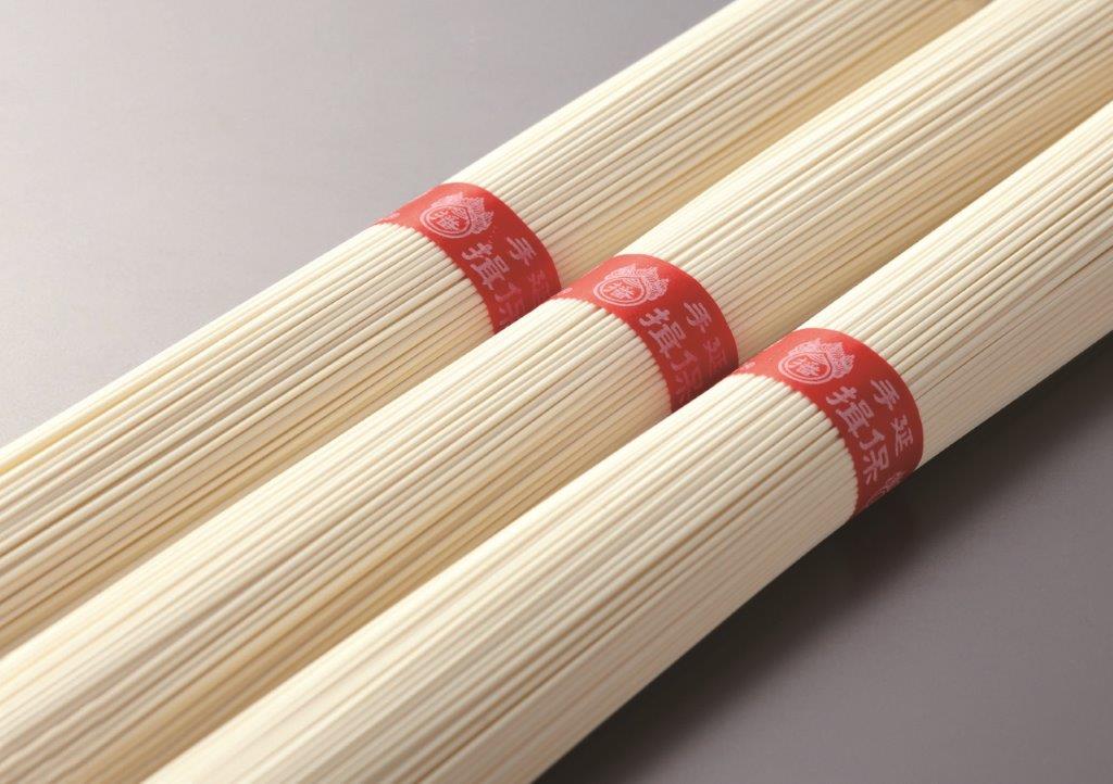 播州手延素麵揖保乃糸 上級180束 荒木箱