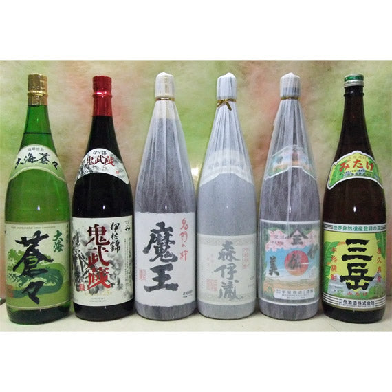 鹿児島焼酎呑み比べ(陶酔) 一升瓶6本セット 魔王入 【 数量限定】