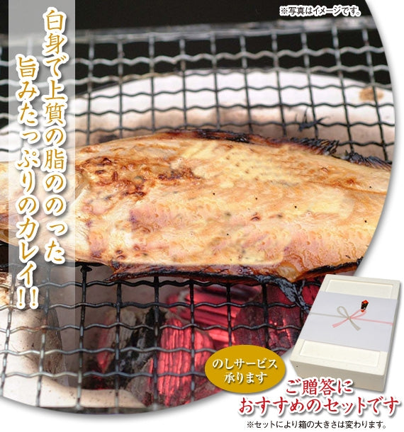 【日本海の恵みを山陰から】【送料無料】新鮮・豪華!えてかれい・ひもの 5尾セット