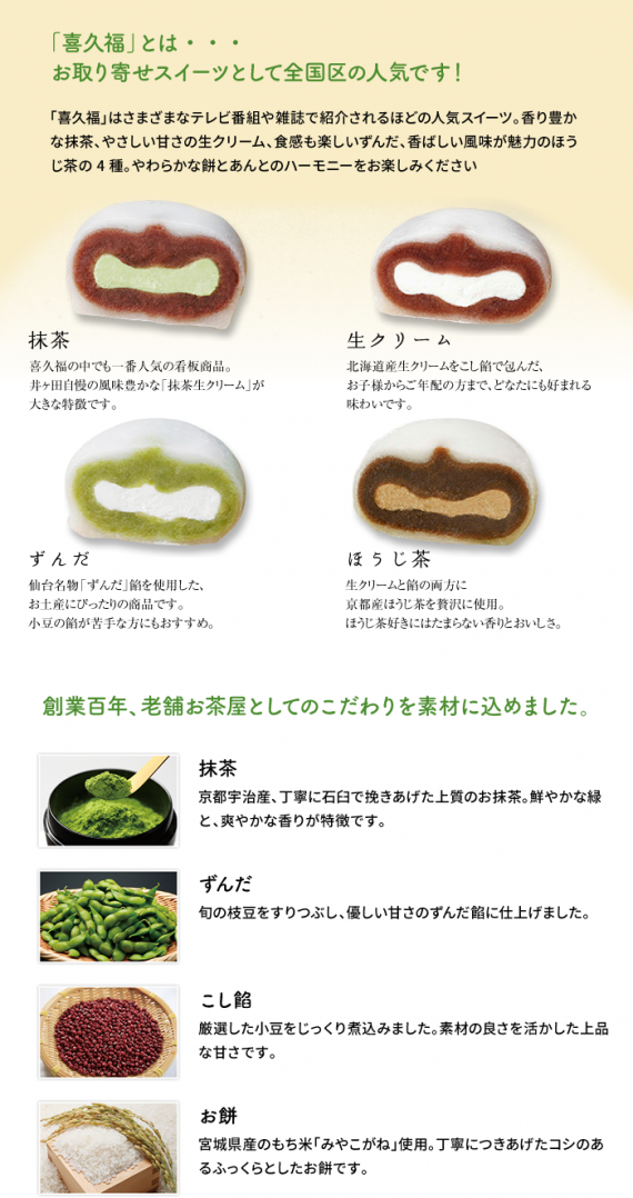 喜久福 4種詰合せ16ヶ入