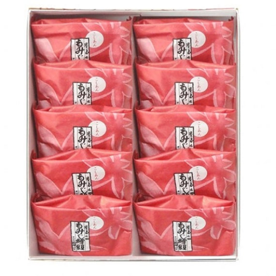 広島を代表するおみやげ菓子【もみじ饅頭】《10個入り》