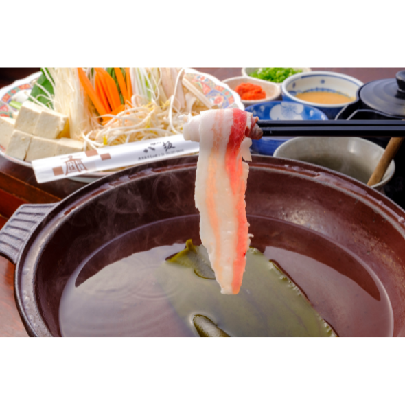 鹿児島県産黒豚しゃぶしゃぶお肉セット(バラ200g)※送料別