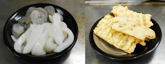 貴家。自慢のスペシャルそば入り(肉・玉子・イカ・エビ・イカ天) 5枚セット