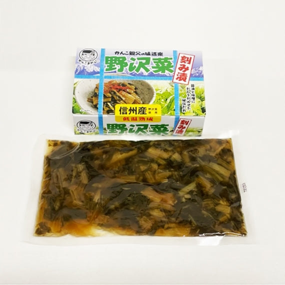 がんこ親父の味道楽野沢菜醤油漬ミニ 信州長野限定のお土産