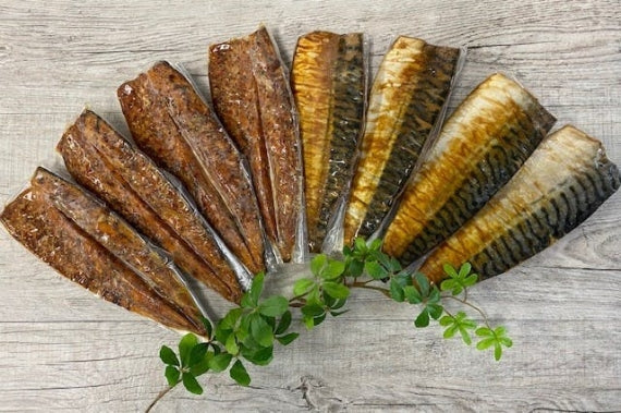 【送料無料】スモークさばプレーンフィレ スモークさばパストラミフィレ 各4枚セット【47限定商品】【ギフト】