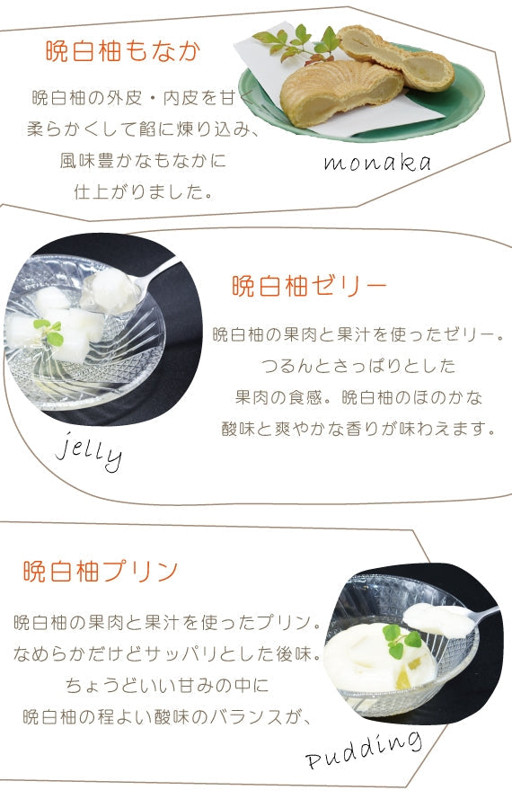【贈り物にオススメ!】熊本感たっぷり♪晩白柚スイーツギフト