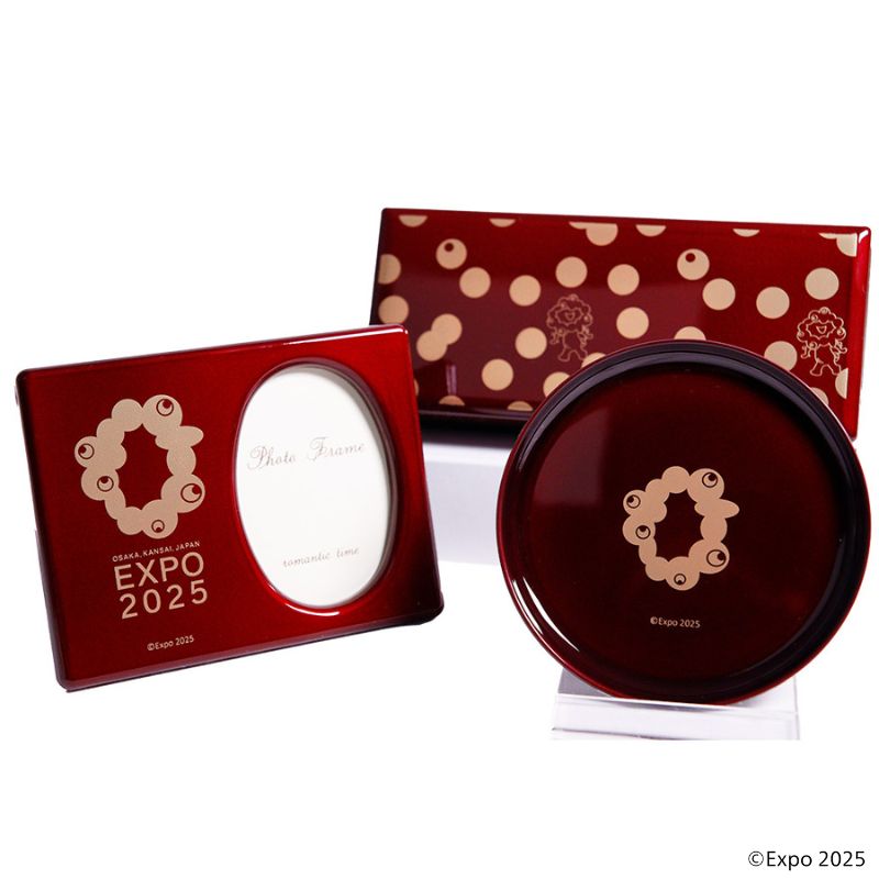 EXPO2025 公式ロゴ 玉虫塗 コースター