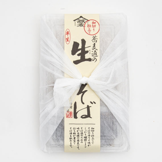 細切り仕立て蕎麦通のそば 生そば大 半生つゆ付6人前 信州長野のお土産