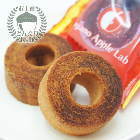 果肉の赤いりんごキャラメリゼバウム6個入 信州長野県りんごのお土産お菓子