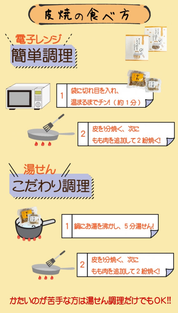 【2人前×3パックセット】 今治鉄板焼鳥まる屋の皮もも焼き 10,000円以上で送料無料!!