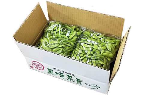 新潟枝豆 黒埼産くろさき茶豆1.2kg(600g×2袋) 枝豆 朝採り 新鮮 お取り寄せグルメ【8月出荷】【送料無料】【米・野菜・惣菜】