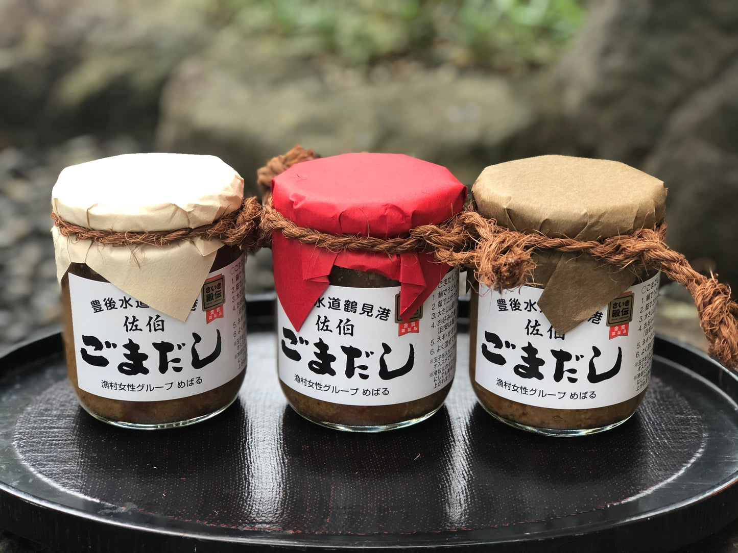 【郷土料理】漁村女性グループめばるの佐伯ごまだし3本セット(エソ、アジ、タイ)【送料無料】北海道・沖縄は別途送料