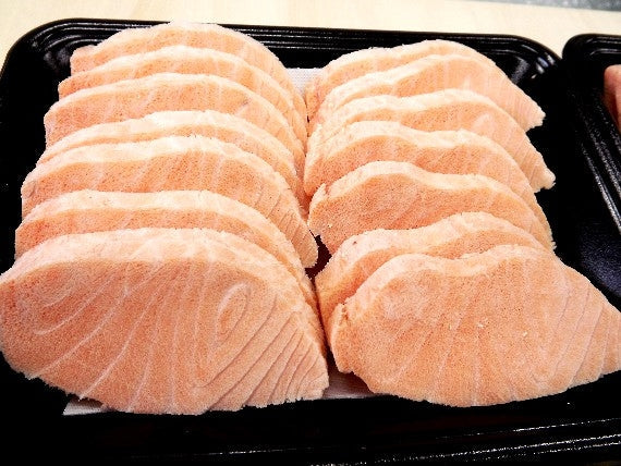 【極み 大トロ刺身サーモン】お刺身・カルパッチョ・手巻き寿司・漬け丼に ※200g約14切です。新作はチリ産の最高峰を入荷!