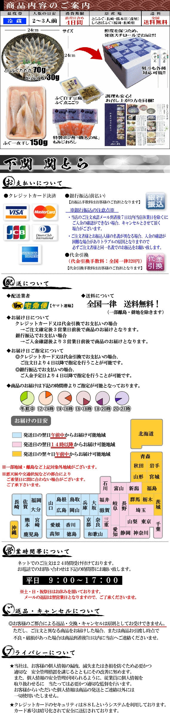 お歳暮 ギフト 【送料無料】下関伝統の夏ふぐ!とらふぐたたき&ふぐ一夜干し