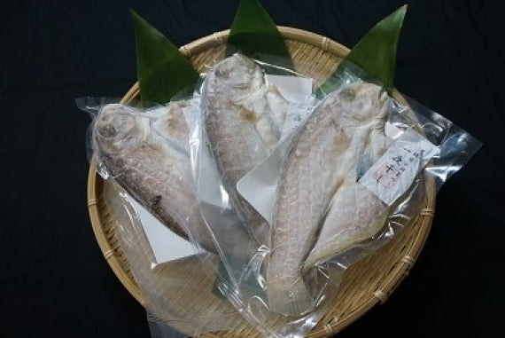 愛媛八幡浜産 超高級魚・白甘鯛の一夜干し 3枚セット【送料無料】(北海道、沖縄は追加料金必要)