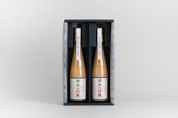 翠果撰 岡山清水白桃ドリンク 果汁60% 500ml×2本 化粧箱入り【酒・ジュース・飲料】