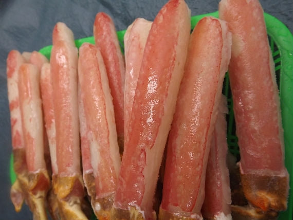 【新物は再入荷!大きな15本入】<最も美味しい第一脚肉のみ>簡単 お刺身!ステーキ・しゃぶしゃぶ鍋用 500g15本です。2.3人前です。★9月製造したばかりの過去イチすばらしい足入荷しました★