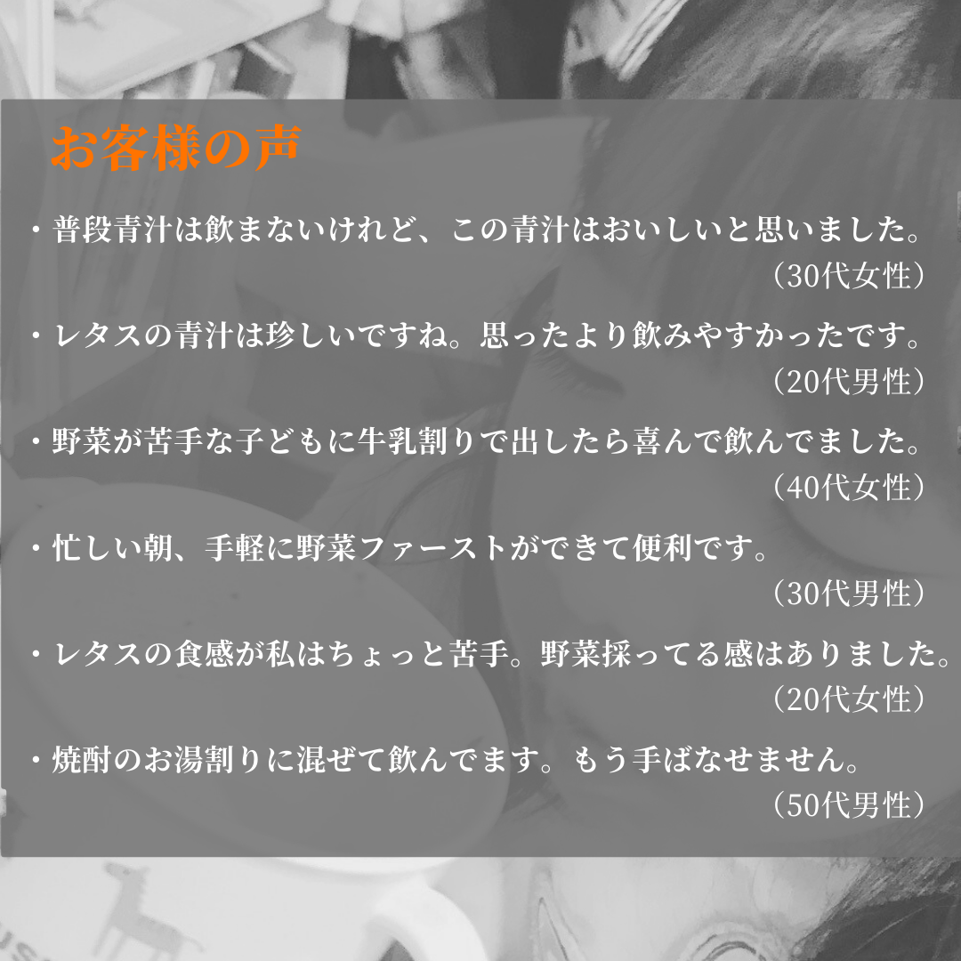 信州レタス青汁 6日間お試しセット(3g×6包)