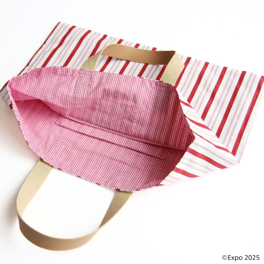 【限定300点!】EXPO2025 ミャクミャク  播州織 横型 biscuit tote bag