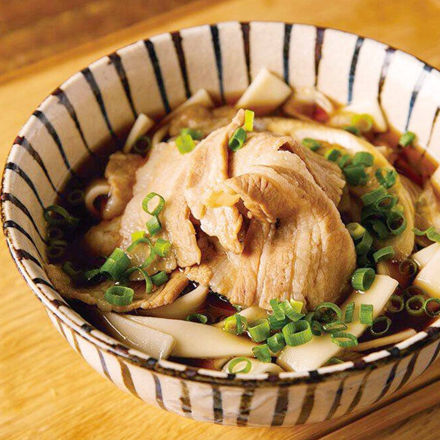 【お試しセット】ひでちゃん小麦®はるゆたかうどん平麺つゆ付き2人前(送料込み) ※代金引換発送不可