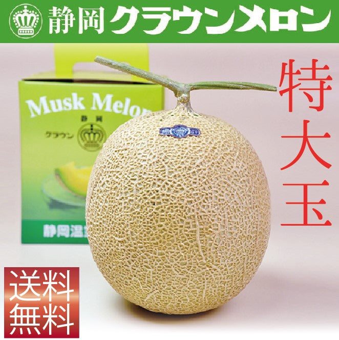 クラウンメロン(白等級)特大玉 1玉【送料無料】
