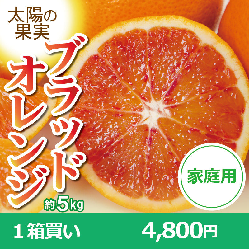 ※今季販売終了※愛媛県産ブラッドオレンジ「タロッコ」〈家庭用　約５kg〉【送料無料】