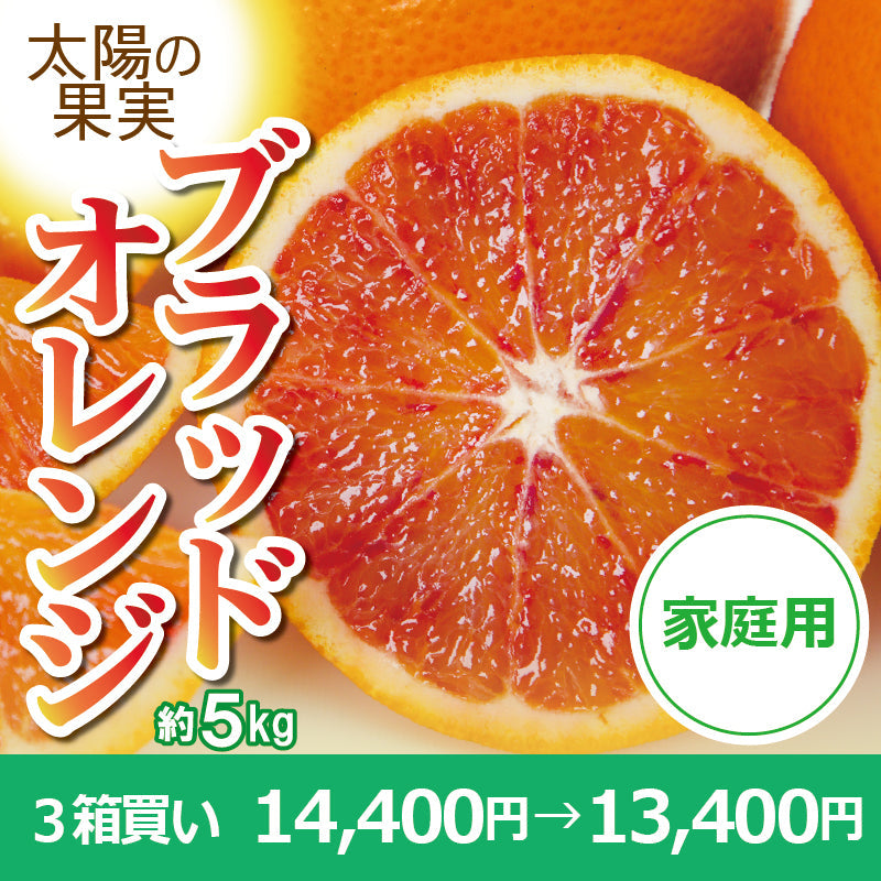 ※2025年販売中止※【送料無料】愛媛県産「ブラッドオレンジ(タロッコ)」〈家庭用・優品〉約5kg