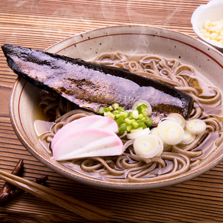 【 神戸みなと温泉 蓮】蓮オリジナル 播州古式特選 手延蕎麦(桐箱入 3個)