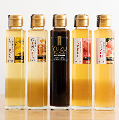 【日本ギフト大賞受賞】果実そのままジャムと身体が喜ぶ!ぽん酢・フルーツビネガーセット (ジャム3個+ぽん酢またはフルーツビネガー1本セット)