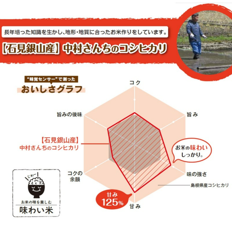 【深みのある味わい米!】中村さんちのコシヒカリ5kg  7年産新米【送料込み】