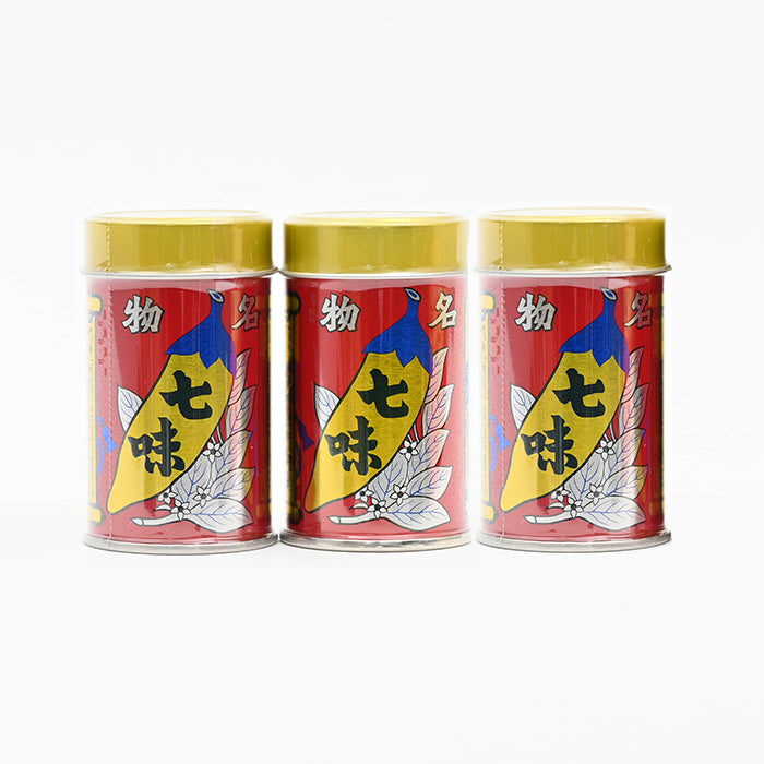 八幡屋礒五郎七味唐辛子缶入（3缶セット）　信州長野善光寺のお土産