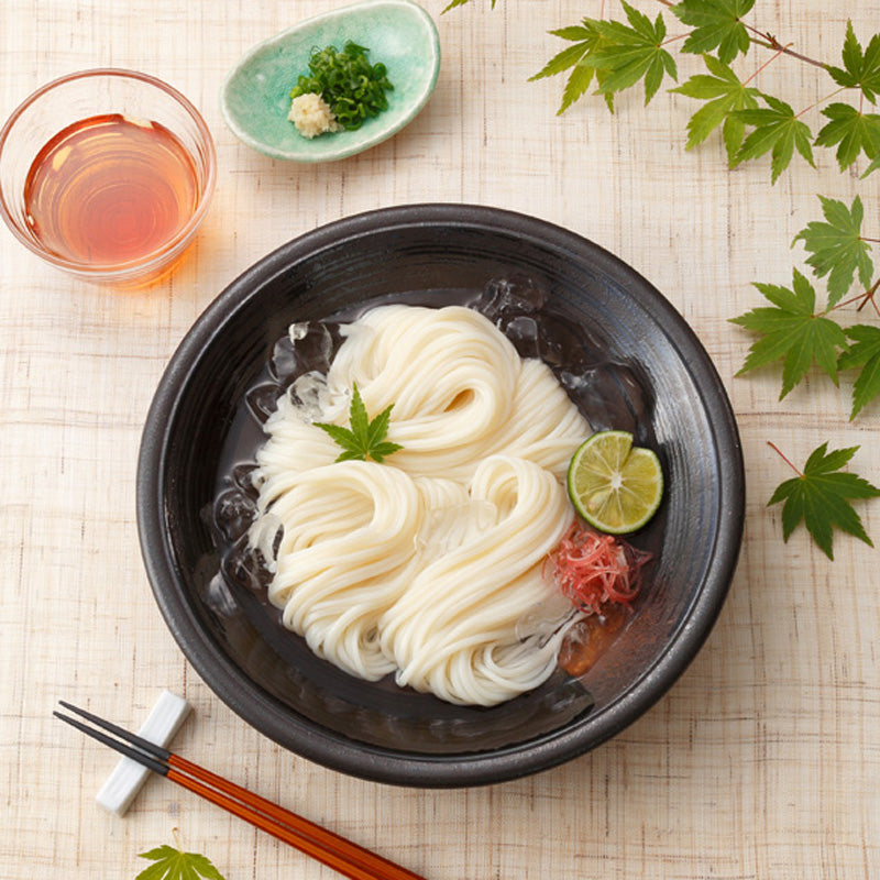 【神戸みなと温泉 蓮】蓮オリジナル 播州古式特選 手延素麺(桐箱入 3個)
