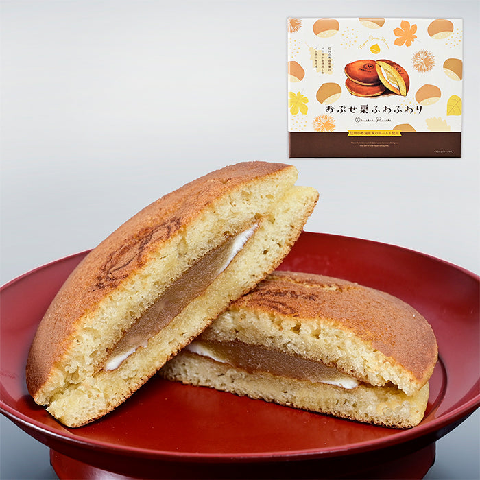 おぶせ栗ふわふわり6個入(信州長野県のお土産 お菓子 お取り寄せ スイーツ どら焼き)
