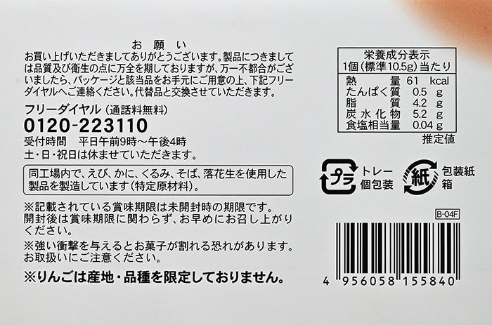りんごの初恋12個入 信州長野林檎お菓子りんごお土産