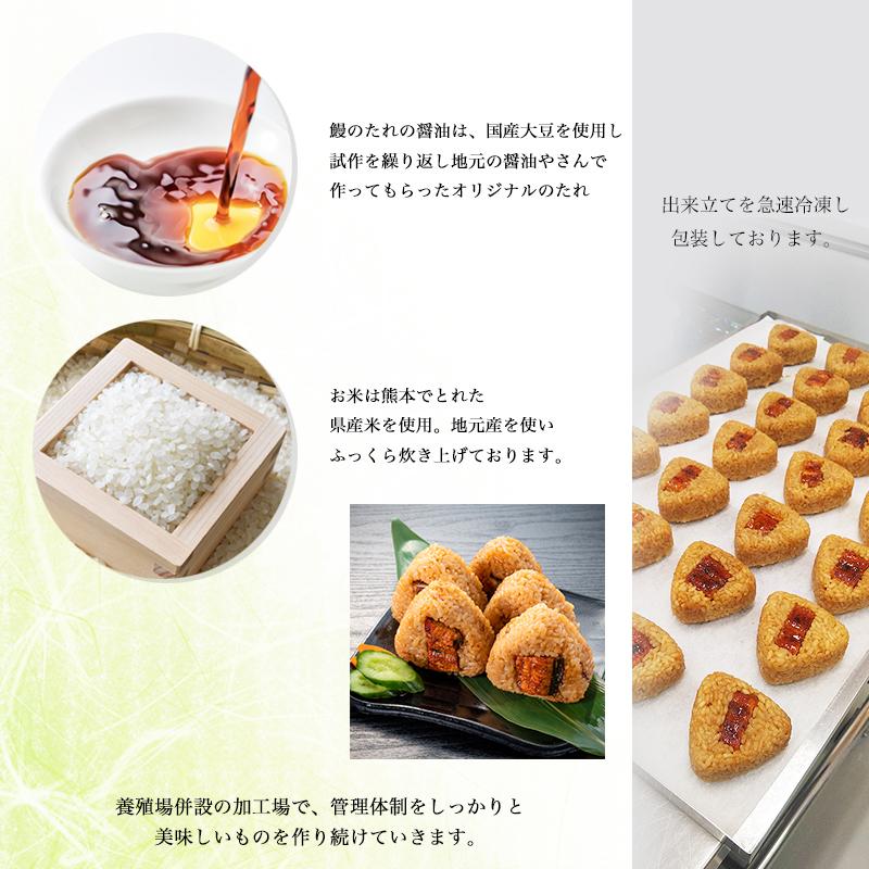 うなぎ 鰻おにぎり 100g×5個 国産うなぎ おむすび うなぎの蒲焼 熊本県産 ラッピング無料