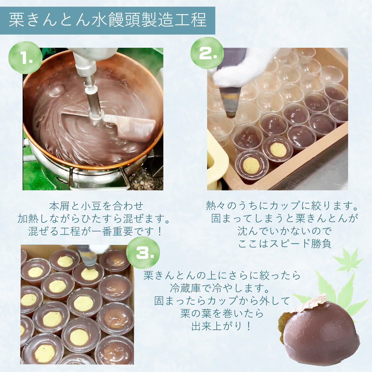 栗きんとん水まんじゅう 15入 岐阜 良平堂