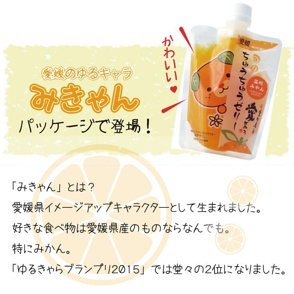 【田那部青果】 みきゃんパッケージ ちゅうちゅうゼリー 10個入り