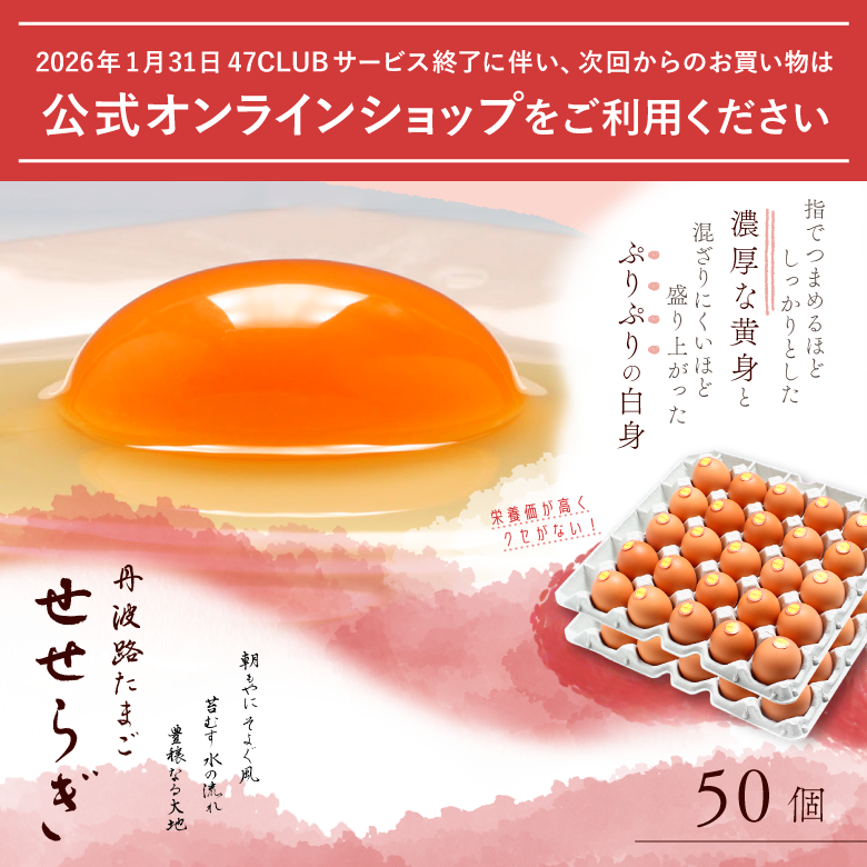丹波路たまご せせらぎ50個