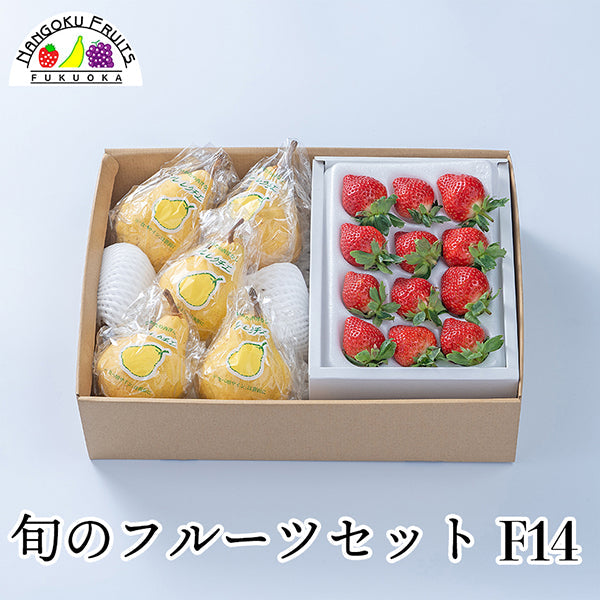 【予約販売】旬のフルーツセットF14(ル・レクチェ・苺)
