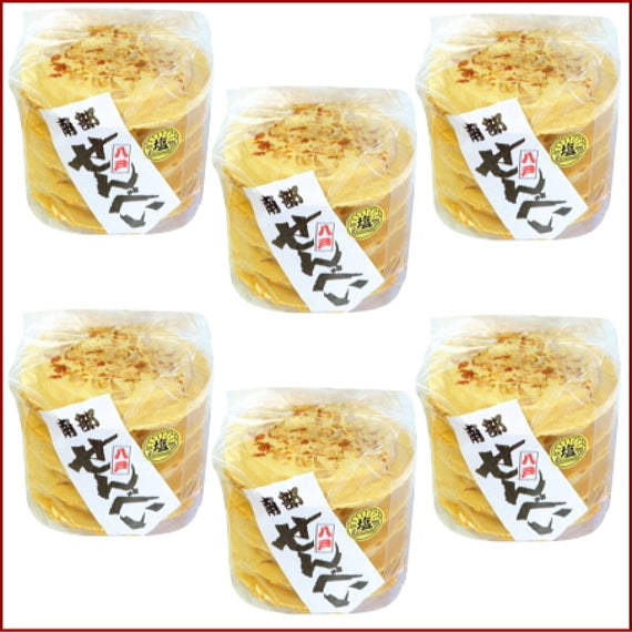 工場直送の南部せんべい 塩豆10枚の6個セット【無添加・着色料不使用・保存料不使用】
