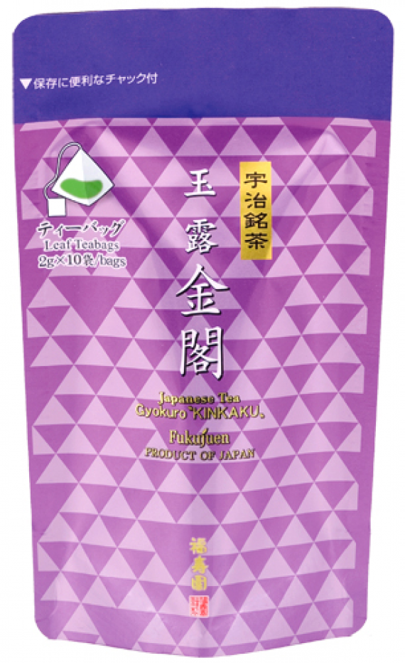 ≪宇治銘茶・京洛茶座≫ 玉露 金閣 ティーバッグ 2g×10袋入